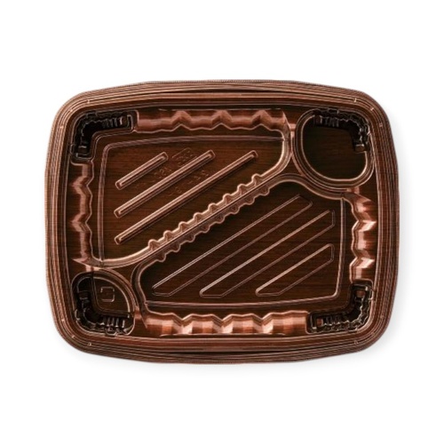 弁当容器 MSDレイア24-19-1 Mオーク エフピコ