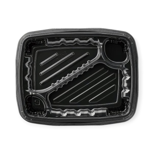 弁当容器 MSDレイア24-19-1 黒 エフピコ