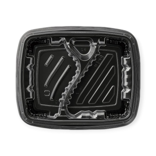 弁当容器 MSDレイア22-18-2 黒 エフピコ