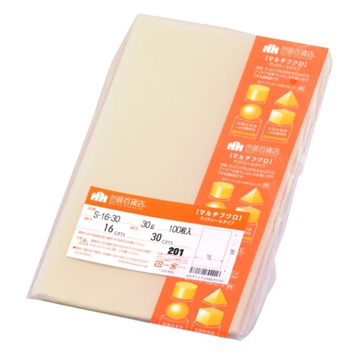 テープ無 OPP袋 32-7060 マルチフクロ S-16-30 100枚入 ササガワ