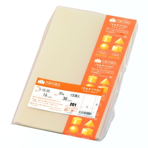 テープ無 OPP袋 32-7060 マルチフクロ S-16-30 100枚入 ササガワ