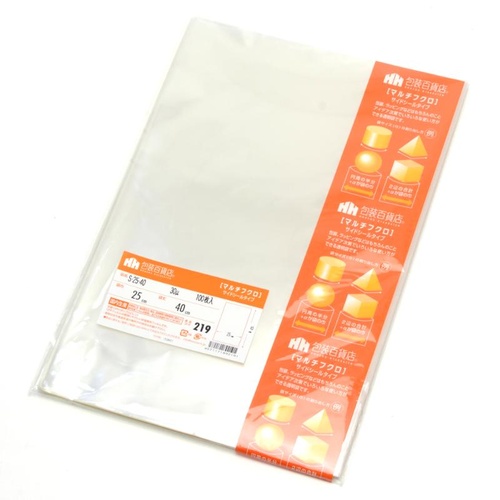 テープ無 OPP袋 32-7082 マルチフクロ S-25-40 100枚入 ササガワ