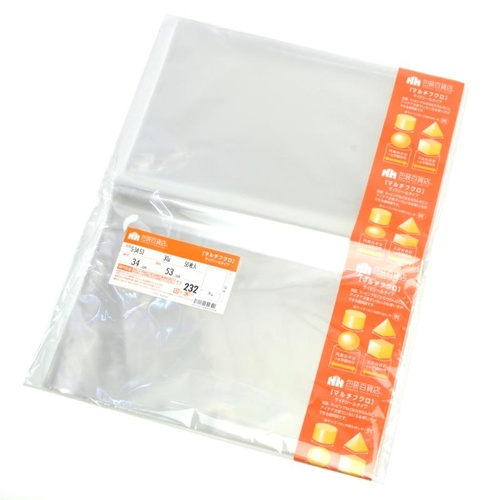 テープ無 OPP袋 32-7089 マルチフクロ S-34-53 50枚入 ササガワ