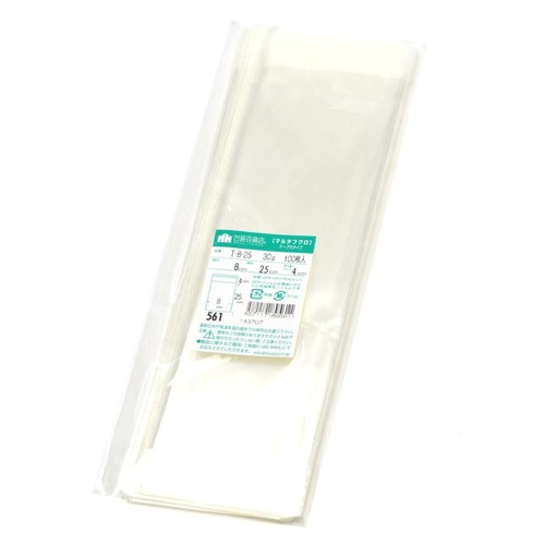 テープ有 OPP袋 32-7315 マルチフクロ T-8-25 100枚入 ササガワ