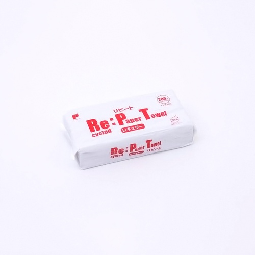 衛生資材 再生紙 リピート ペーパータオル レギュラー 200 藤本商会本店
