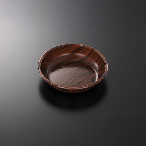 惣菜容器 CFボウル190 木理DBR両 身1 中央化学
