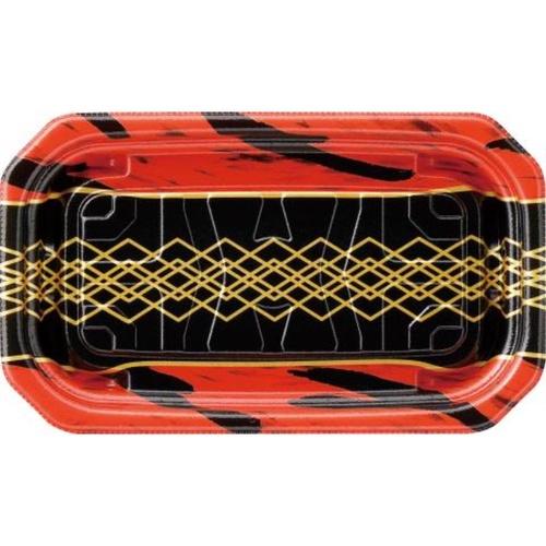 惣菜容器 MFPパシオ19-11 チア黒赤 エフピコ