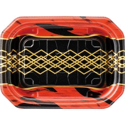 惣菜容器 MFPパシオ15-11 チア黒赤 エフピコ