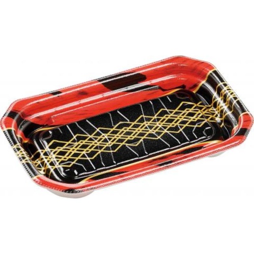 惣菜容器 MFPパシオ18-11 チア黒赤 エフピコ