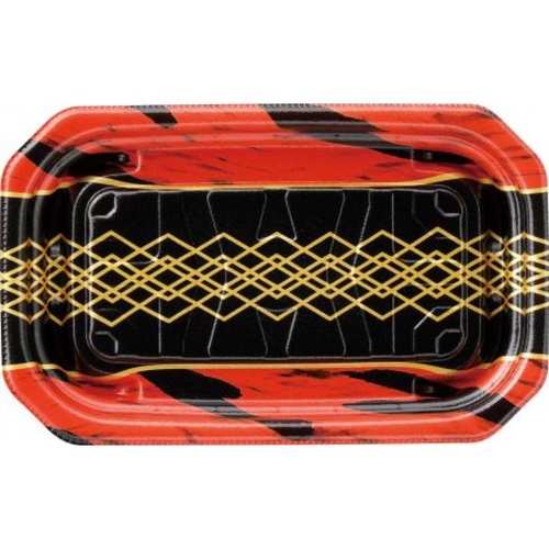 惣菜容器 MFPパシオ18-11 チア黒赤 エフピコ