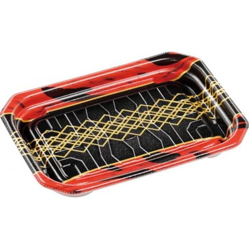 惣菜容器 MFPパシオ19-13 チア黒赤 エフピコ