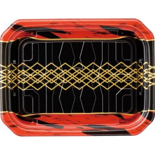 惣菜容器 MFPパシオ19-15 チア黒赤 エフピコ