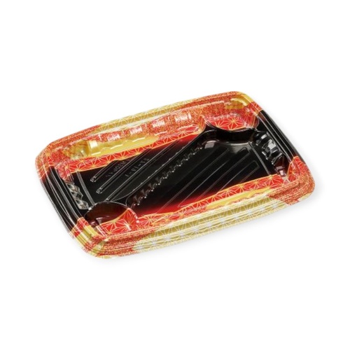 弁当容器 MSDレイア27-19-1 らい光赤 エフピコ