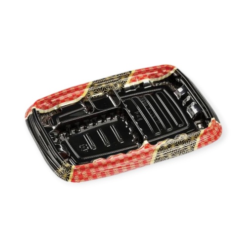 弁当容器 MSDレイア23-16-2 華やぎ赤 エフピコ