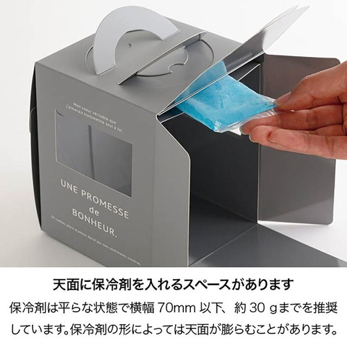 ケーキ箱 BNR-DE3 ボヌールデコレーションボックス-3(20枚) ヘッズ