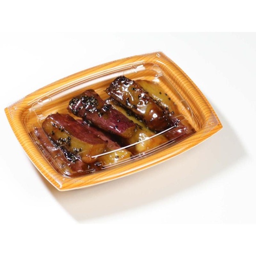 惣菜容器 夢デリLS10 木目新 デンカポリマー