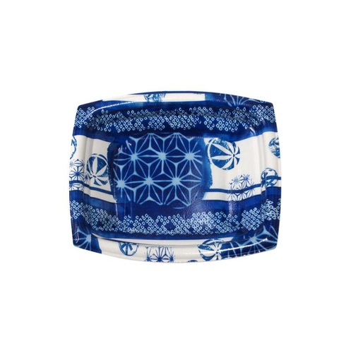 惣菜容器 夢デリLS10 手まり青 デンカポリマー