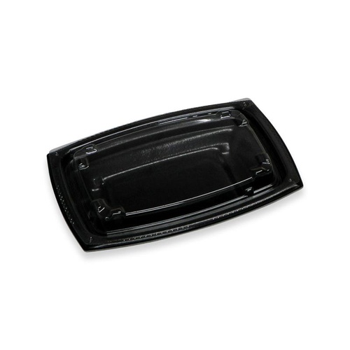 惣菜容器 夢デリLS20 黒 デンカポリマー