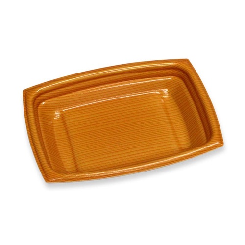 惣菜容器 夢デリLS35 木目新 デンカポリマー