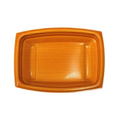 惣菜容器 夢デリLS35 木目新 デンカポリマー