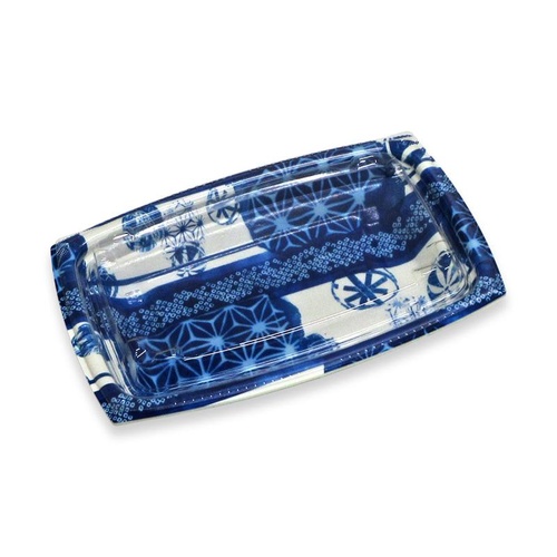 惣菜容器 夢デリLS35 手まり青 デンカポリマー