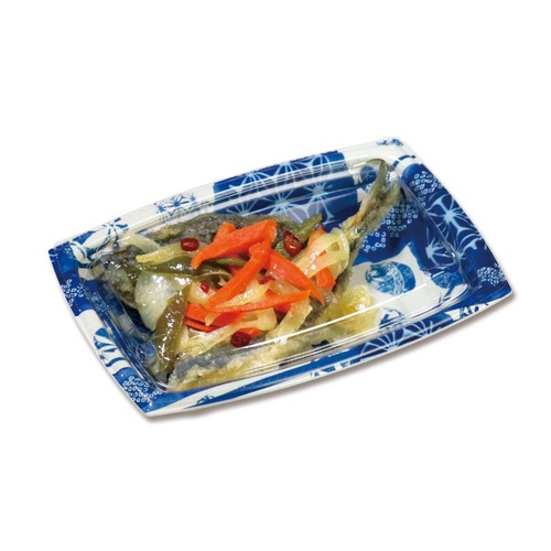 惣菜容器 夢デリLS35 手まり青 デンカポリマー