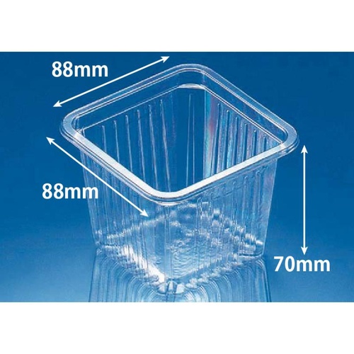 透明カップ バイオ 88角 300 BS リスパック