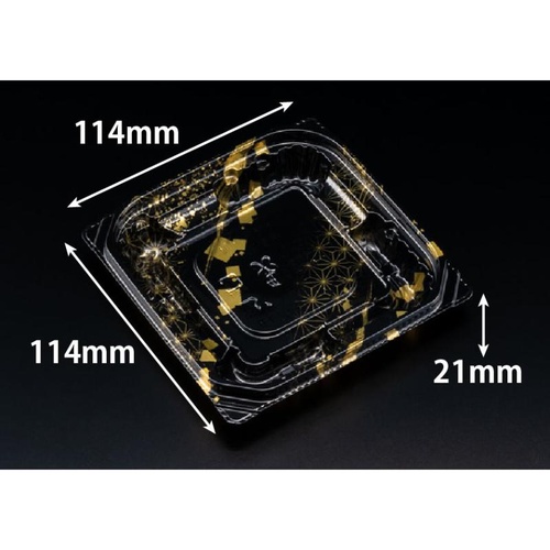 惣菜容器 バイオ 優越 11-11B はくが金 リスパック