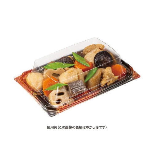惣菜容器 バイオ 優越 18-11B ベロアレッド リスパック