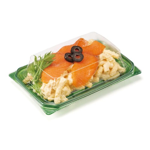 惣菜容器 バイオ 優越 18-11B ベロアグリーン リスパック