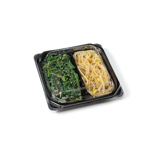 惣菜容器 バイオ 優角 15-15B-2S黒 リスパック