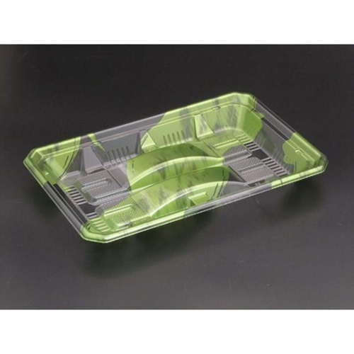 鮮魚トレー バイオ 鮮やぎ 25-17T はやて緑 リスパック