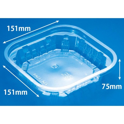 透明カップ バイオ 150角 350BS リスパック