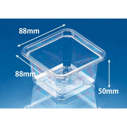 透明カップ バイオ 88角 225 BS リスパック