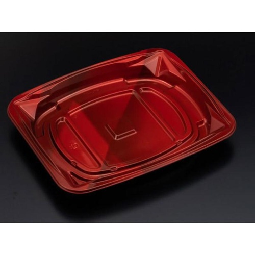 弁当容器 バイオ 饗ロマン 80B ソワレレッド リスパック