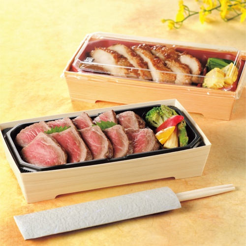 弁当容器 SKS 302(43) 白木目 身 中央化学