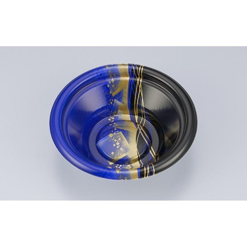 どんぶり容器 TN丸盛丼16 菱波青本体 シーピー化成