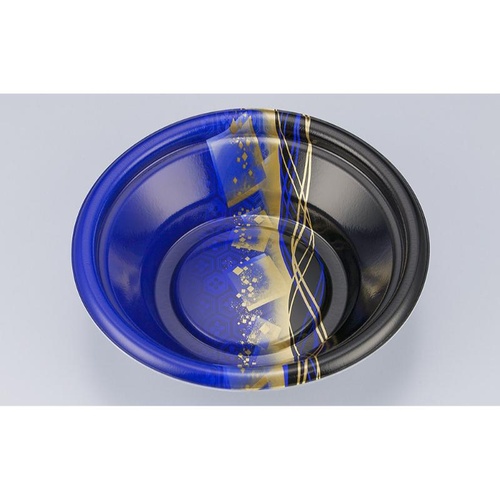 どんぶり容器 TN丸盛丼19 菱波青本体 シーピー化成