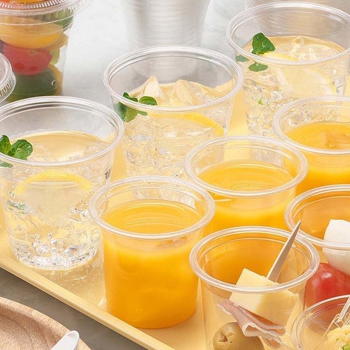 プラコップ VFBサステナブルクリアーカップ 90ML 100P サンナップ