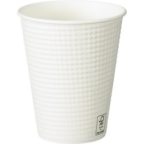 紙コップ FMX エンボスカップ ホワイト 260ML 40P サンナップ