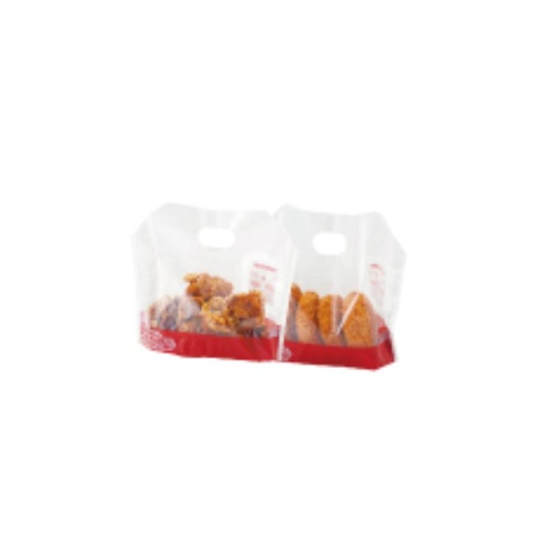 耐油袋 和柄deタッチ(小) 朱色 コバヤシ