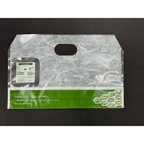 耐油袋 和柄deタッチ(大) 草色 コバヤシ