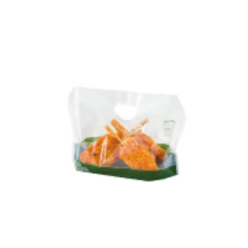 耐油袋 和柄deタッチ(大) 草色 コバヤシ