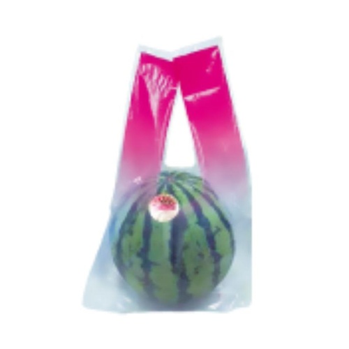 ポリ手提げ KB青果袋(大)レッド コバヤシ