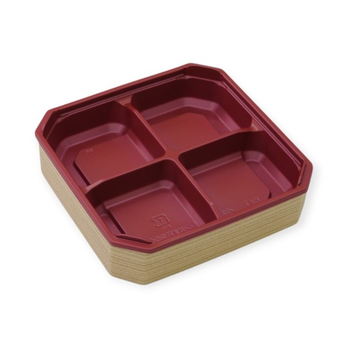 折箱 ワン折重隅切50C 杉赤 本体 アクタ