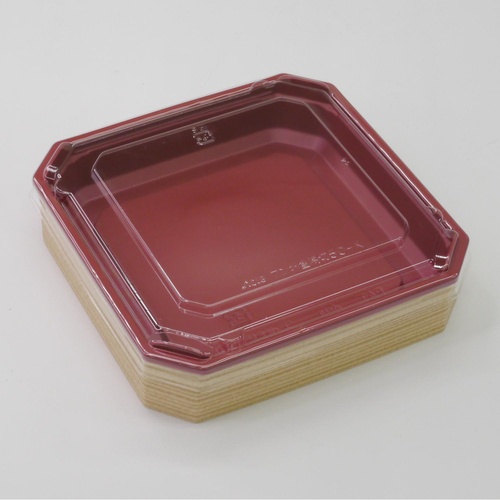 折箱 ワン折重隅切50A 杉赤 セット アクタ