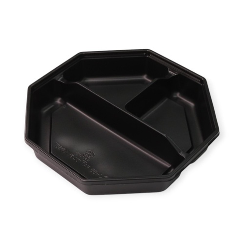 折箱 ワン折八角68T 黒底 アクタ