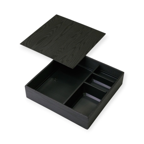 折箱 HW-65F(45) 黒焼杉黒 落蓋セット アクタ