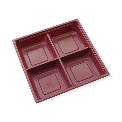 折箱 ワン折重60×60C 赤底 アクタ