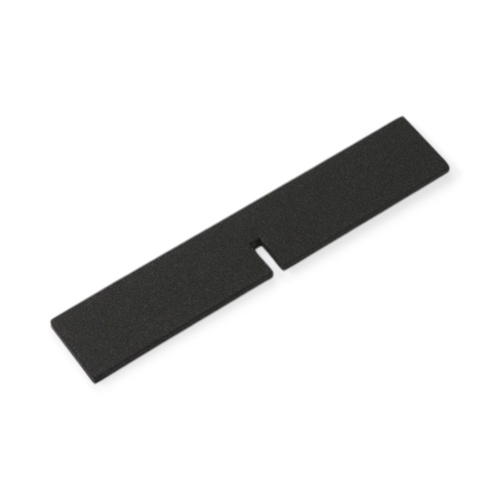 仕切板134×25 黒無地(1溝)